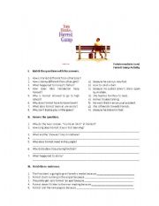 English Worksheet: FORREST GUMP