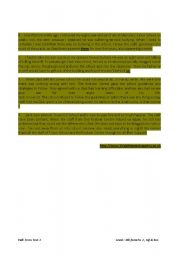 English Worksheet: full term test 2 (level 4)