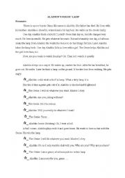 English Worksheet: story telling