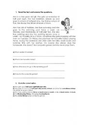 English Worksheet: Present Simple.