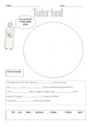 English Worksheet: Tudor