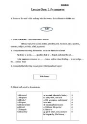 English worksheet: worksheet