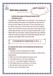 English Worksheet: past tense 