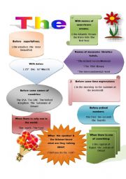 English Worksheet: article (The)