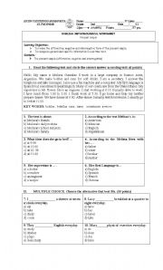 English worksheet: Methodological study guide