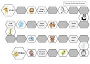 Bee board game - Wild animals