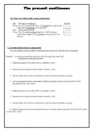 English worksheet: using 