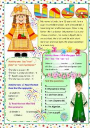 English Worksheet: Linda