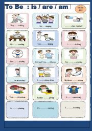 English Worksheet: To be : Modals