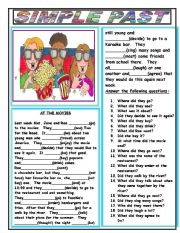 English Worksheet: SIMPLE PAST