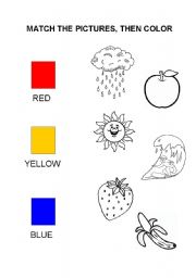 English worksheet: Colors