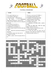 English Worksheet: football 