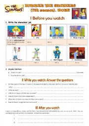 English Worksheet: The Simpsons. Hommer the Smithers