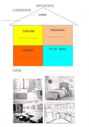 English worksheet: PARTS OF MY HOUSE