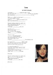 English Worksheet: Torn - Natalie Imbruglia