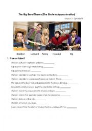 English Worksheet: The Big Bang Theory - BAZINGA!