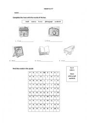 English Worksheet: what is it?