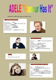 English Worksheet: Adele 