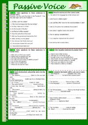 English Worksheet: Passive Voice