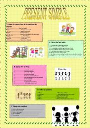 English Worksheet: Present Simple-exercises