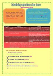 English Worksheet: Subordinating conjunctions as time clauses With past simple tense