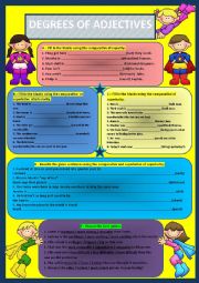 Degrees of adjectives