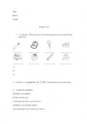 English Worksheet: quiz