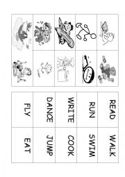 English Worksheet: MEMORY GAME