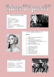 English Worksheet: Madonna 