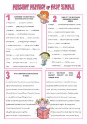 English Worksheet: PRESENT PERFECT or PAST SIMPLE