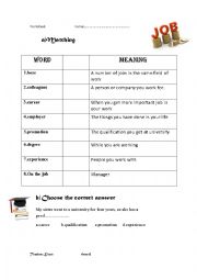 English worksheet: Science theme