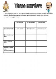 English Worksheet: the ABC murders