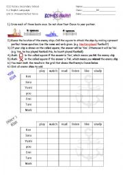 Bombs Away - Practice of Present Perfect Tense