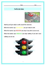 Traffic light game