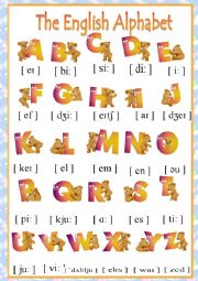 English Worksheet: The English Alphabet