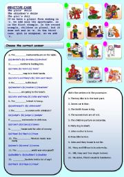 English Worksheet: GENITIVE CASE OR POSSESSIVE CASE