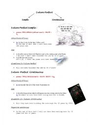 English Worksheet: Future perfect