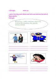 English Worksheet: life syles