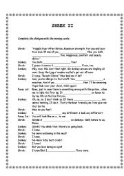 English Worksheet: Shrek II