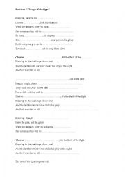 English worksheet: Developing listening skills and extending vocabulary with 
