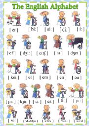 English Worksheet: The English Alphabeth