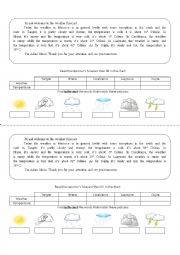 English Worksheet: Forecast Reporting