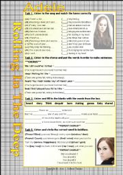 ROLLING IN THE DEEP - ADELE - SONG WORKSHEET