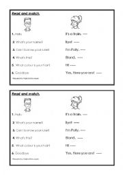 English worksheet: Read, choose and write