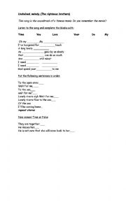 English Worksheet: 4 SONGS! 