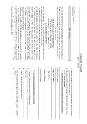 English Worksheet: Lincoln Memorial