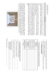 English Worksheet: Lincoln Memorial