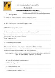 English Worksheet: The Kings speech