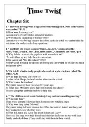 English worksheet: TIME TWIST