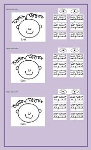 English worksheet: eyes